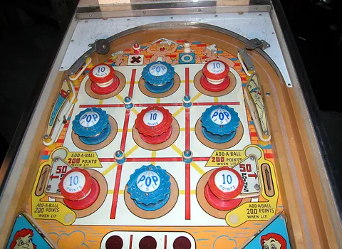 Upper playfield