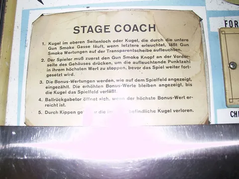 German Instruction Card