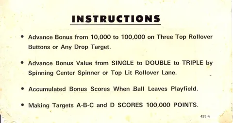 Instruction Card - Novelty