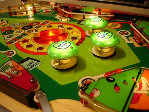 Illuminated Upper Playfield - Downfield View