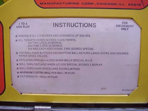 Instruction Card