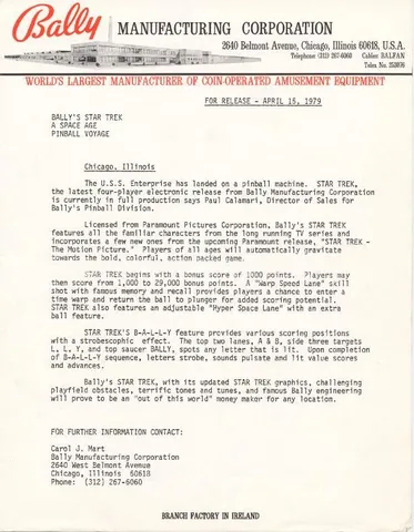 Press Release