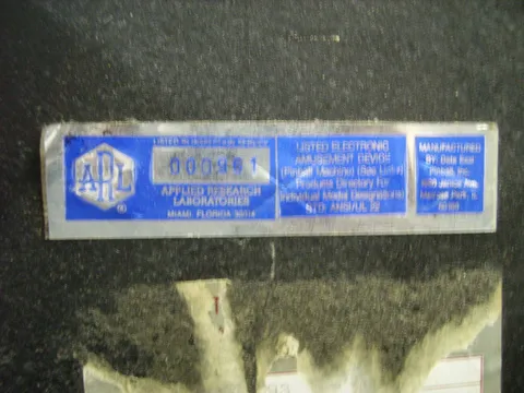 Manufacturer Sticker
