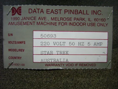 Serial Number