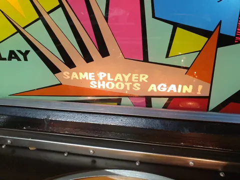 Illuminated Backglass - Same Player Shoots Again