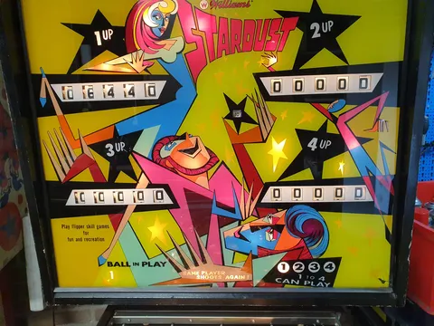 Illuminated Backglass - Same Player Shoots Again