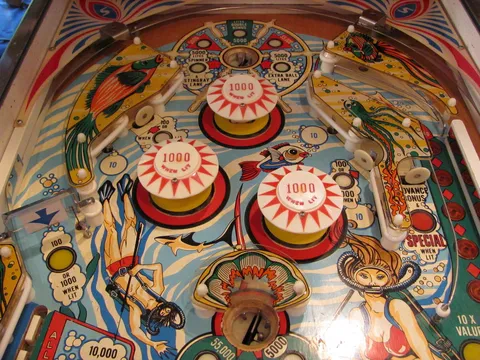 Upper playfield