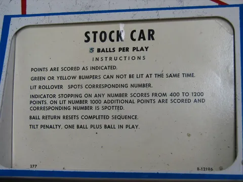 Instruction Card