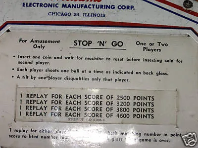 Instructions and Score Card