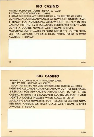 Instruction Cards