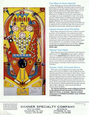 Flyer, Back