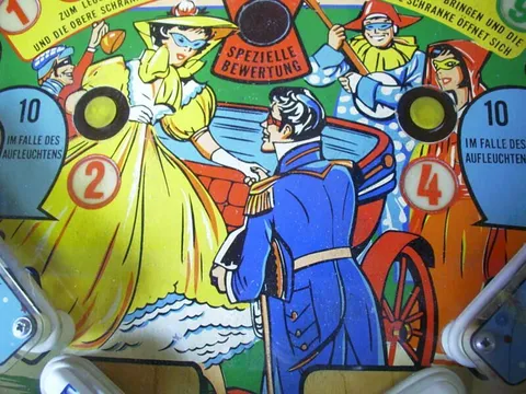 German Playfield - Flipper Area