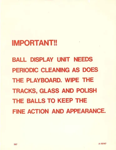 Maintenance Notice for Operators