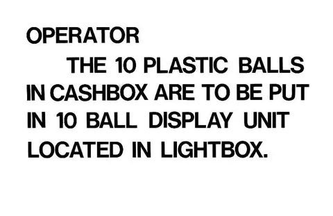 Operator Notice