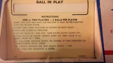 Instruction Card - 5 Ball