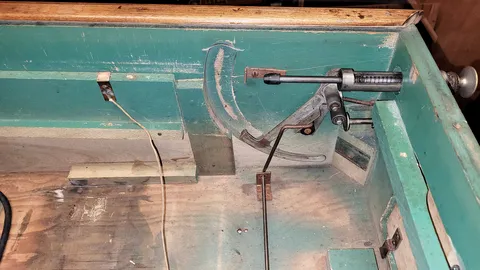 Ball Lift Mechanism - Drain Board Removed