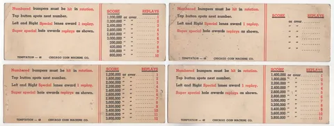 Instruction and Score Cards