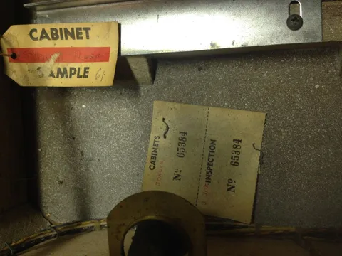 Sample Game - Cabinet Serial Number Tags*