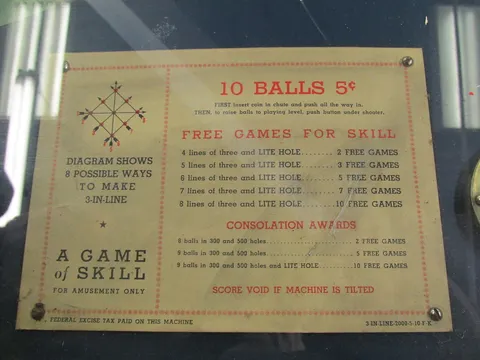 Instruction and Score Card