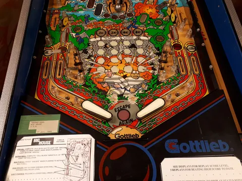 Lower Playfield - Plastics Removed