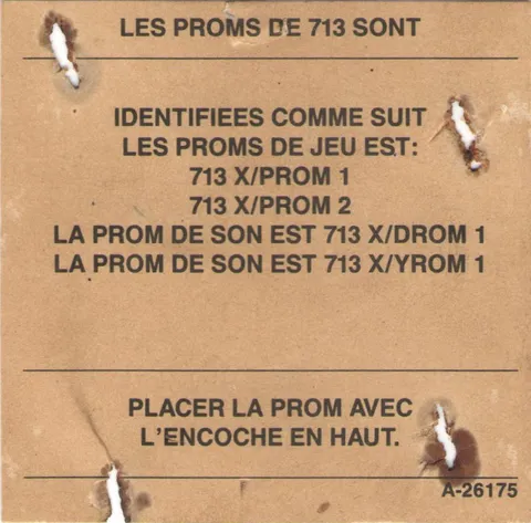 List Of Proms - French