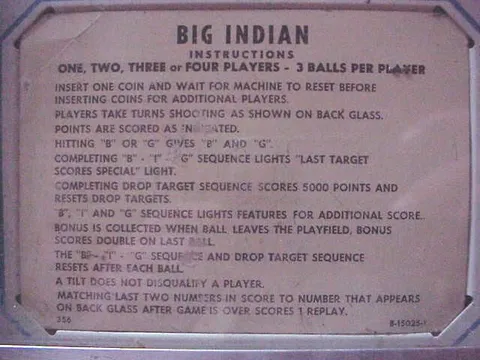 Instruction Card (3 Ball)