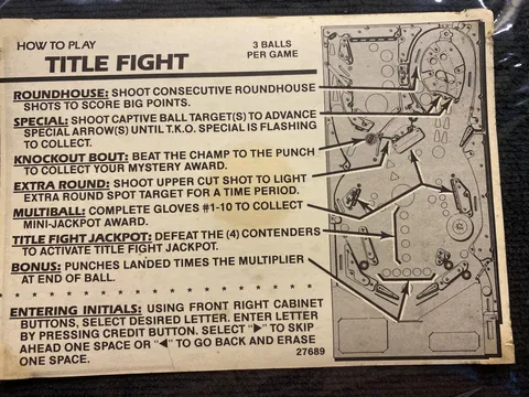 English Instruction Card - 3 Balls