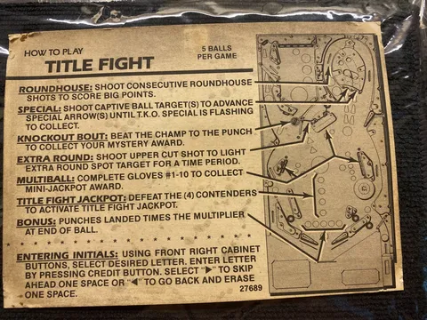 English Instruction Card - 5 Balls