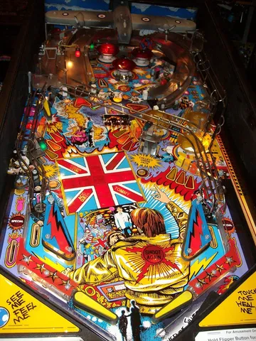 Prototype Playfield - Six Pop Bumpers