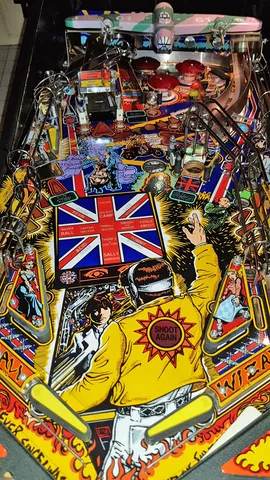 Prototype Playfield - Three Pop Bumpers*