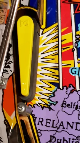 Prototype Playfield - Higher-Positioned Flipper*
