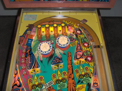 Sample Game Illuminated Upper Playfield*