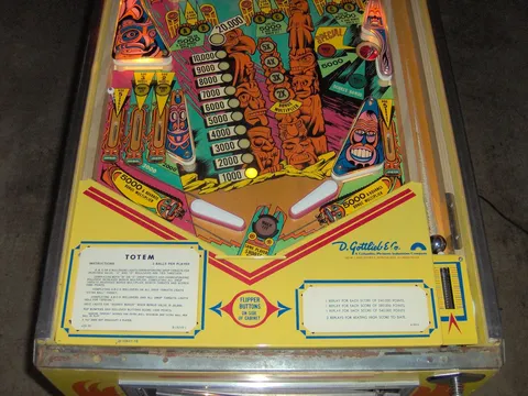 Sample Game Illuminated Lower Playfield*