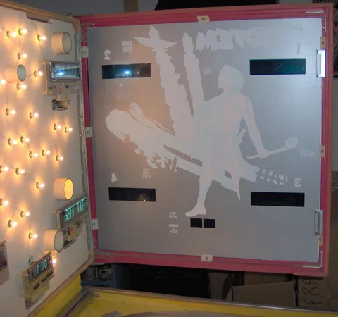 Sample Game Backglass - Reverse*