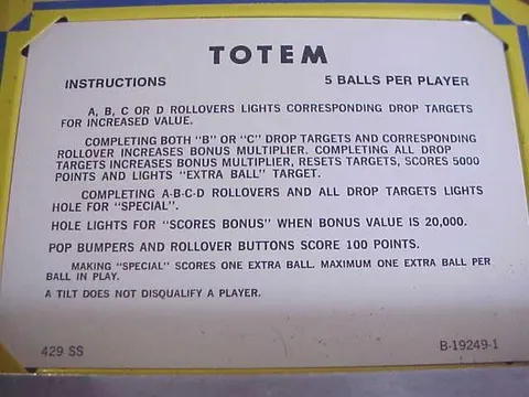 Instruction Card