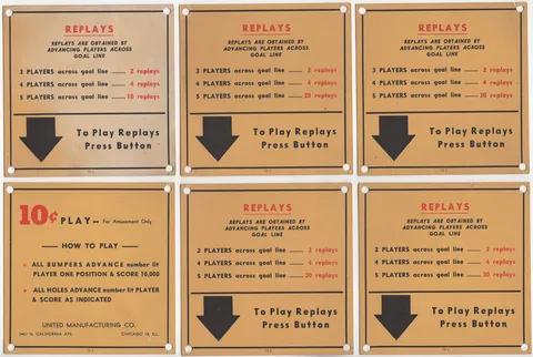 Instruction Card and Score Cards