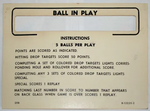 Instruction Card*