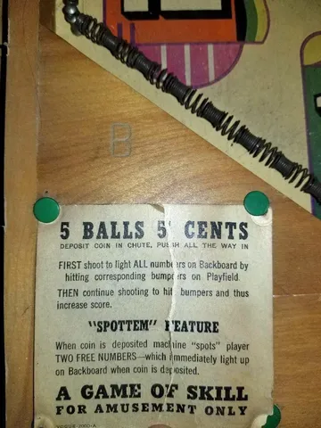 Instruction Card - 'Vogue - 2000-A'