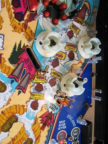 Partially Stripped Playfield - Detail
