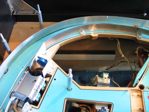 Partially Stripped Playfield - Detail