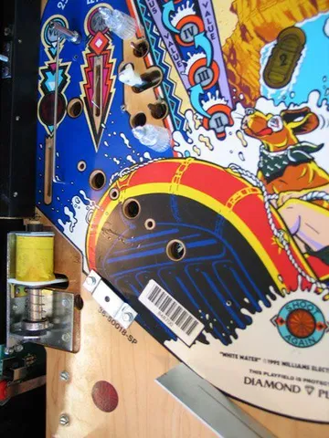 Partially Stripped Playfield - Detail