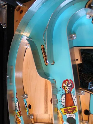 Partially Stripped Playfield - Detail