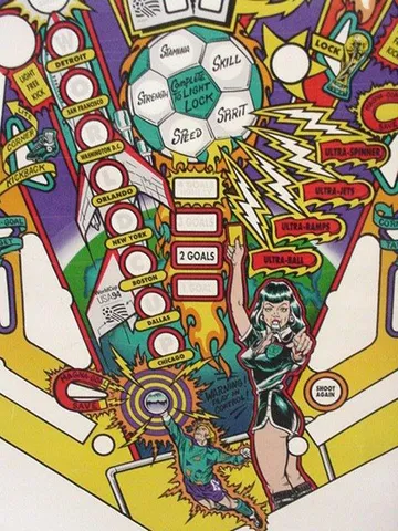 Chromalin Laminate for Prototype Playfield - Detail