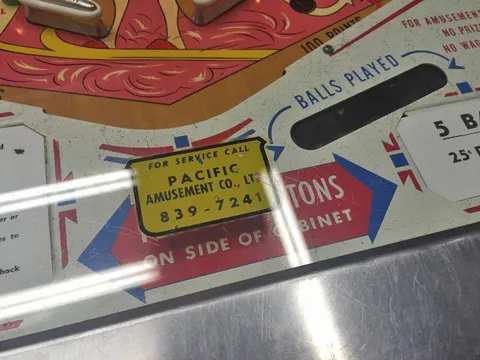 Vintage Operator Label*
