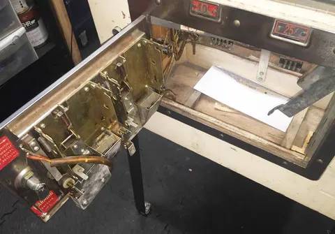 Inside Coin Door*