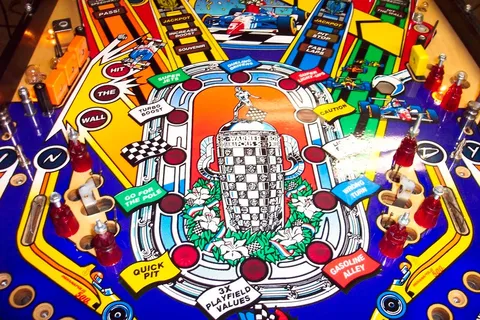 Lower Playfield - Plastics Removed