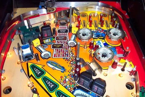Upper Playfield - Plastics Removed