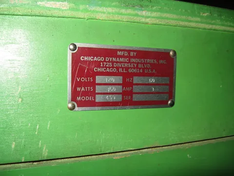 Manufacturer Plate