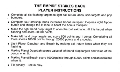 Instruction Card