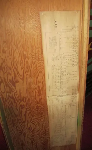 Schematic on Back Door*